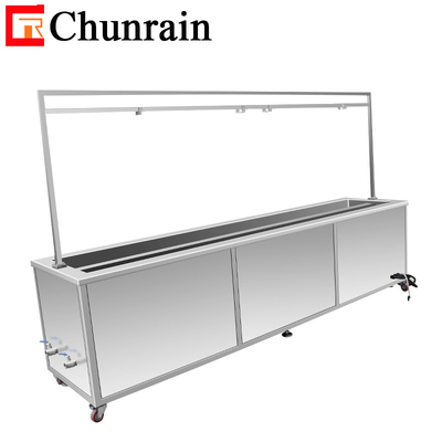 Chunrain CR-2036T 2 μέτρα καθαριστικό δεξαμενή υπερήχων καθαριστή για βρώμικα παράθυρα τυφλή κουρτίνα