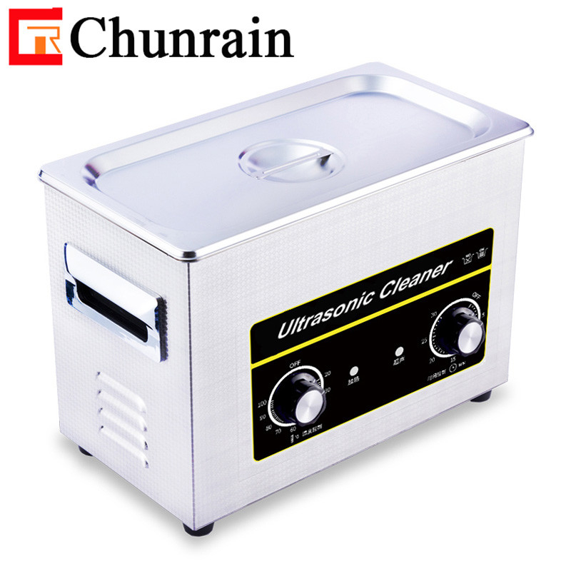 Chunrain CR-030 4L 180W Υψηλής Συχνότητας Υπερήχων Καθαριστή Μηχανικό Χρονοδιακόπτη για Ψεύτικα Δόντια