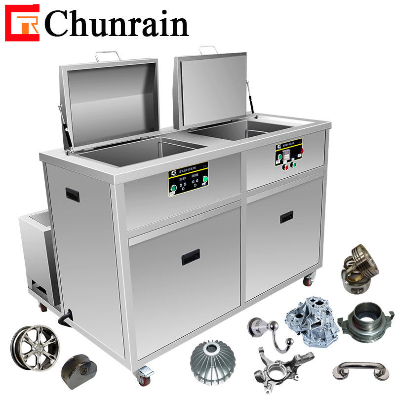Chunrain 25kHz 28kHz Απογυμνωτής βαφής με επίστρωση πούδρας Αφαίρεση προσαρμοσμένου μεγέθους Στροβίλου δύο δεξαμενών 38L Καθαριστικό υπερήχων